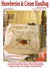 Perfect for summer, this stylish and easy to stitch handbag used a delightful collection of beads, Rajmahal Art Silks and Sadi threads to create a fashion accessory handbag you will treasure!