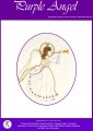 Purple Goldwork Angel - gorgeous for Christmas or any time of year that you would like an Angel! Designed by Irene Junkuhn, Betsy Bee, Distributed by Rajmahal.