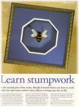 Stumpwork Bee